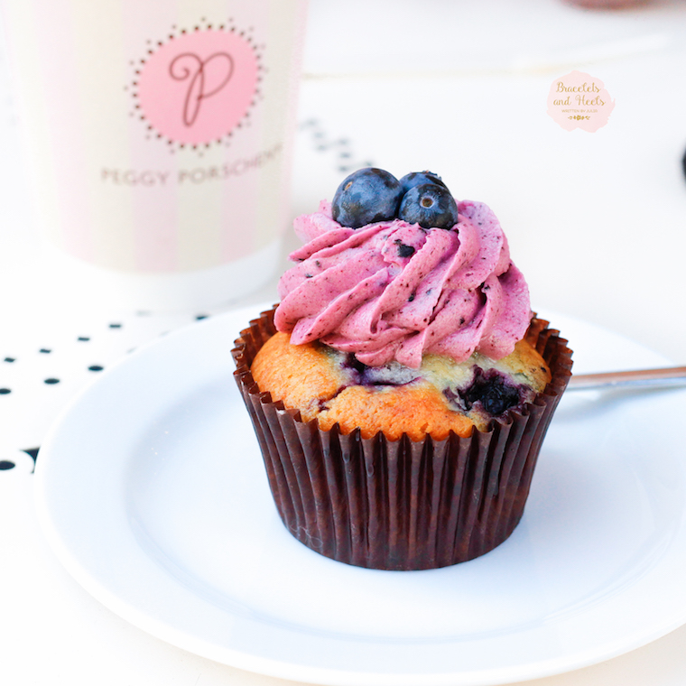 Peggy Porschen Blueberry and Buttermilk Cupcake
